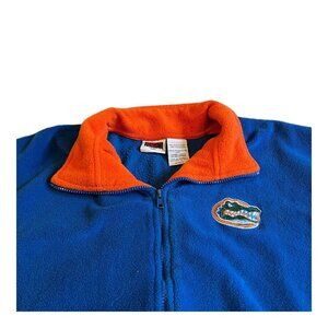 Florida Gators Blue Zip-Up Sweater Fleece XL University of FL Pro Knights Athlet